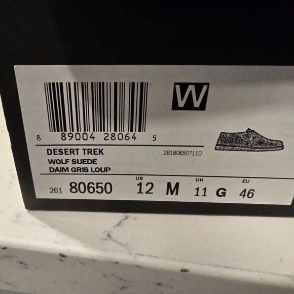 Clarks Originals Men's Desert Trek Wolf Suede 26180650 Boots Shoes Mens Size 12 - Picture 13 of 15